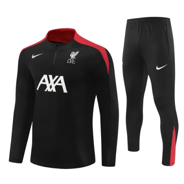 Liverpool Trænings sweatshirt sæt Børn 24/25 Sort