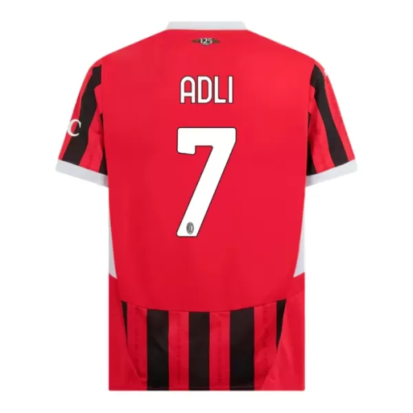 AC Milan Adli 7 Fodboldtrøje Børn Hjemmebane 24/25