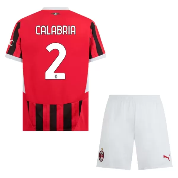 AC Milan Calabria 2 Fodboldtrøje Børn Hjemmebane 24/25