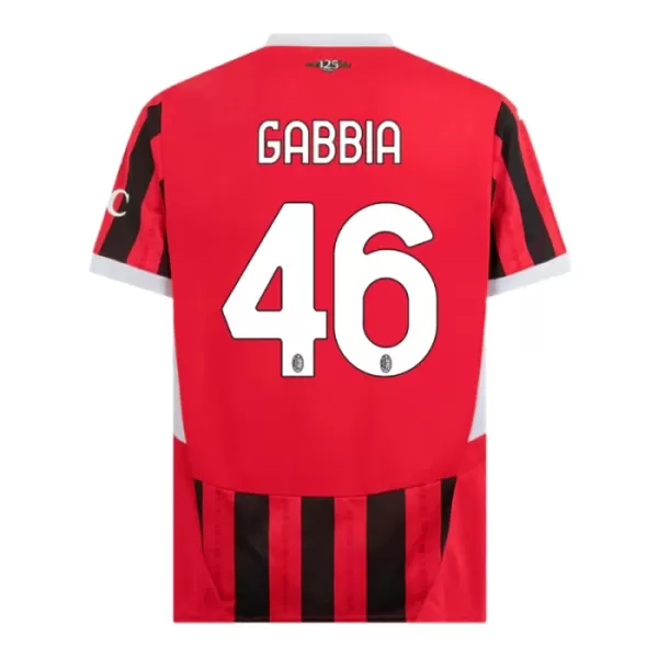 AC Milan Gabbia 46 Fodboldtrøje Herre Hjemmebane 24/25