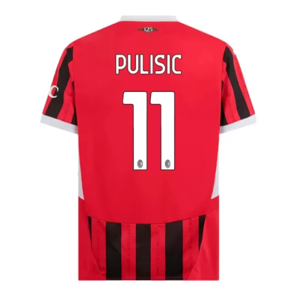 AC Milan Pulisic 11 Fodboldtrøje Børn Hjemmebane 24/25