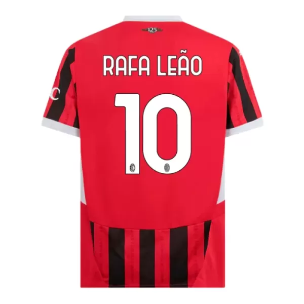 AC Milan Rafael Leao 10 Fodboldtrøje Børn Hjemmebane 24/25