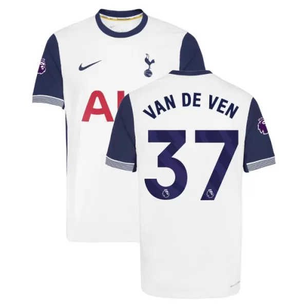 Tottenham Hotspur Van De Ven 37 Fodboldtrøje Herre Hjemmebane 24/25