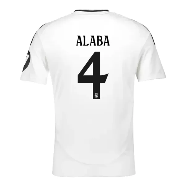 Real Madrid Alaba 4 Fodboldtrøje Børn Hjemmebane 24/25