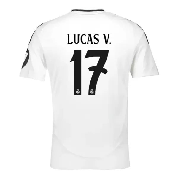 Real Madrid Lucas V. 17 Fodboldtrøje Herre Hjemmebane 24/25