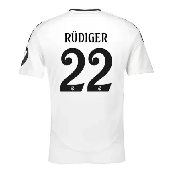 Real Madrid Rudiger 22 Fodboldtrøje Herre Hjemmebane 24/25