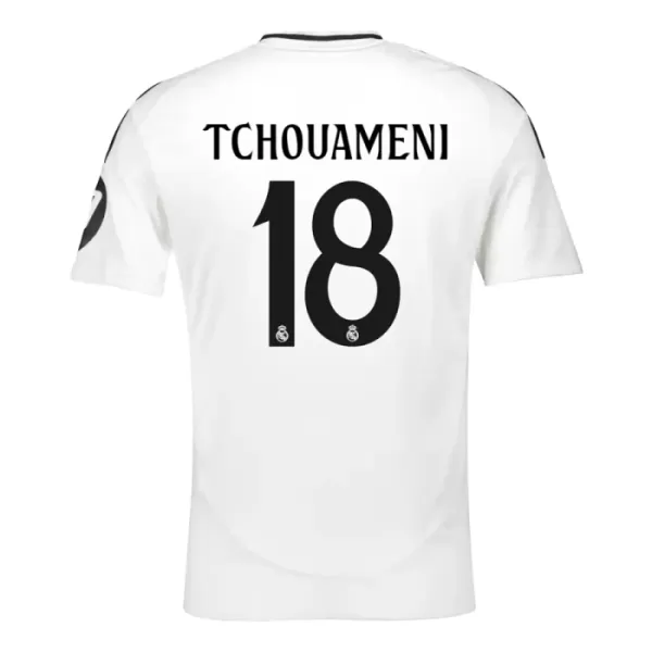 Real Madrid Tchouaméni 18 Fodboldtrøje Børn Hjemmebane 24/25