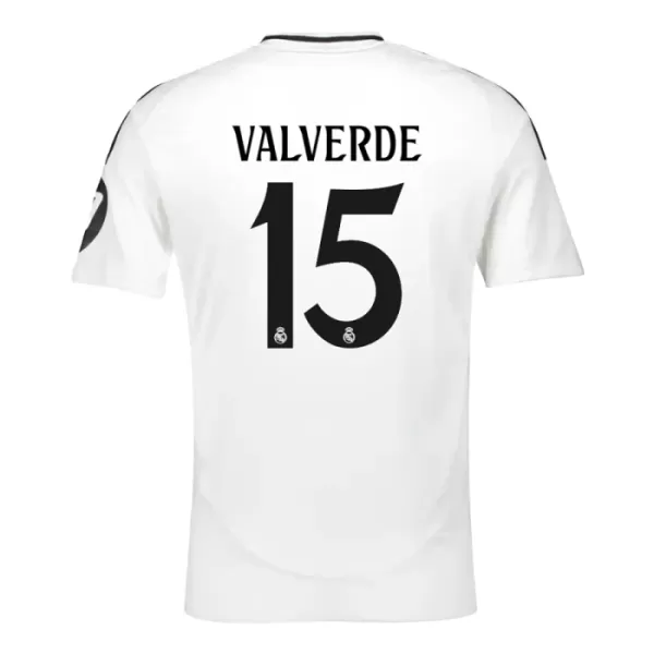 Real Madrid Valverde 15 Fodboldtrøje Børn Hjemmebane 24/25