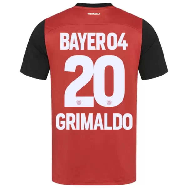 Bayer Leverkusen Alejandro Grimaldo 20 Fodboldtrøje Børn Hjemmebane 24/25