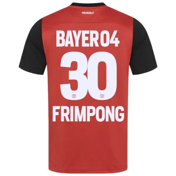 Bayer Leverkusen Jeremie Frimpong 30 Fodboldtrøje Børn Hjemmebane 24/25