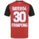 Bayer Leverkusen Jeremie Frimpong 30 Fodboldtrøje Herre Hjemmebane 24/25