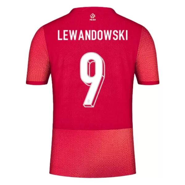 Polen Lewandowski 9 Fodboldtrøje Herre Udebane EM 2024