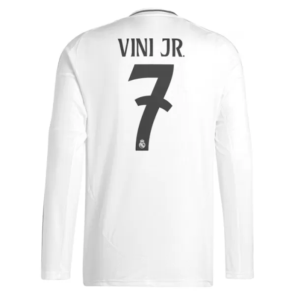 Real Madrid Vini JR 7 Fodboldtrøje Herre Hjemmebane 24/25 Langærmet