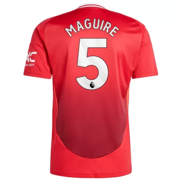 Manchester United Maguire 5 Fodboldtrøje Herre Hjemmebane 24/25