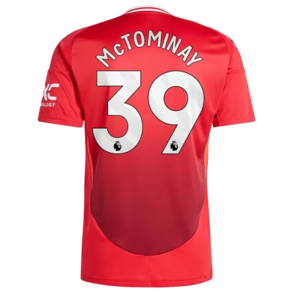 Manchester United McTominay 39 Fodboldtrøje Herre Hjemmebane 24/25