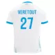 Olympique Marseille Veretout 27 Fodboldtrøje Herre Hjemmebane 24/25