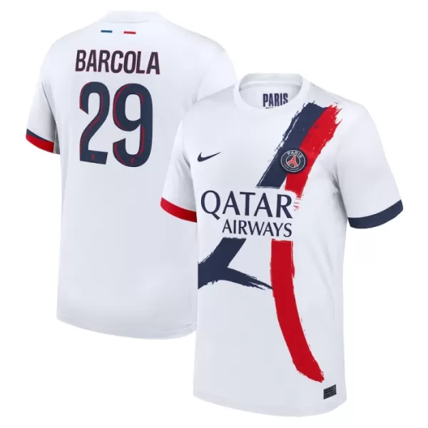 Paris Saint-Germain Bradley Barcola 29 Fodboldtrøje Herre Udebane 24/25