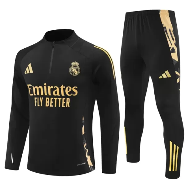 Real Madrid Trænings sweatshirt sæt Herre 24/25 Sort