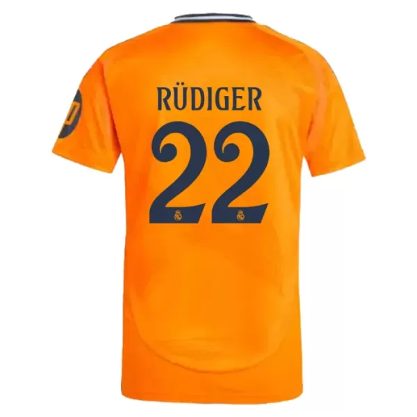 Real Madrid Rudiger 22 Fodboldtrøje Herre Udebane 24/25