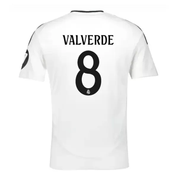 Real Madrid Valverde 8 Fodboldtrøje Herre Hjemmebane 24/25