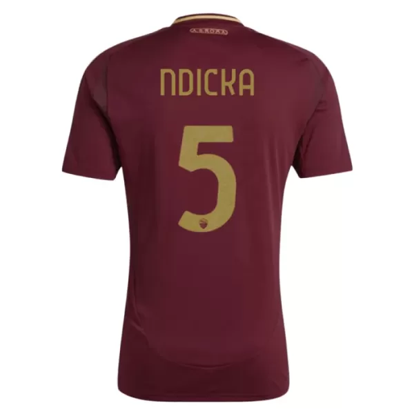 AS Roma Ndicka 5 Fodboldtrøje Herre Hjemmebane 24/25