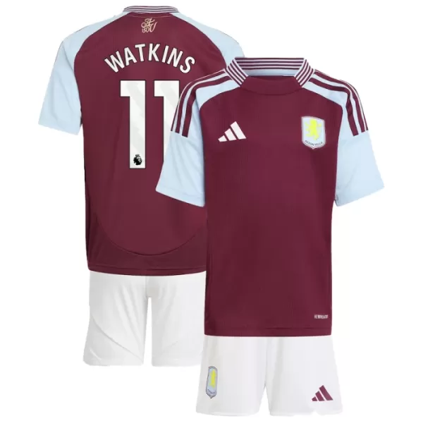 Aston Villa Watkins 11 Fodboldtrøje Børn Hjemmebane 24/25