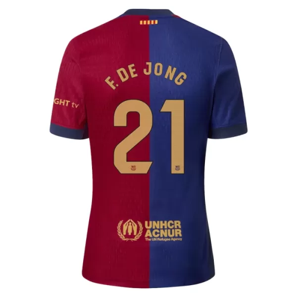 FC Barcelona Frenkie de Jong 21 Fodboldtrøje Herre Hjemmebane 24/25