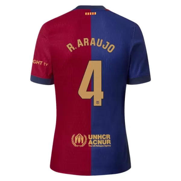 FC Barcelona R. Araujo 4 Fodboldtrøje Børn Hjemmebane 24/25