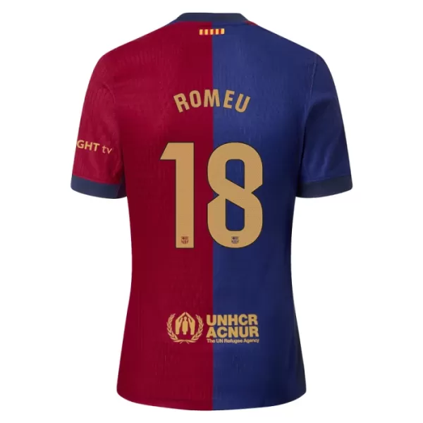 FC Barcelona Romeu 18 Fodboldtrøje Herre Hjemmebane 24/25