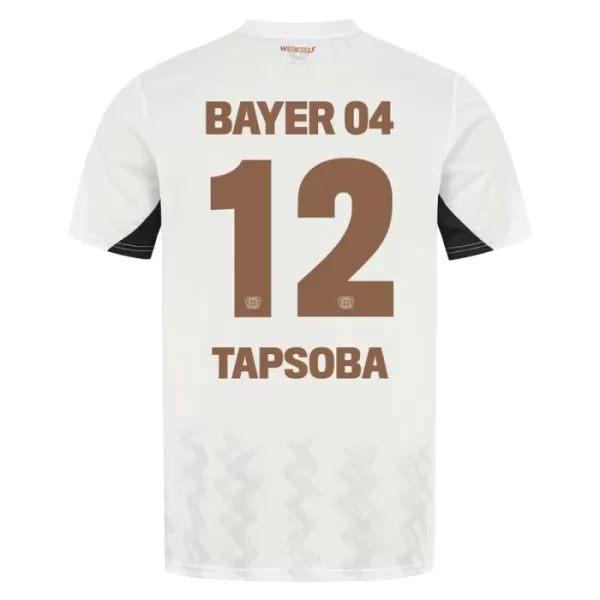 Bayer Leverkusen Edmond Tapsoba 12 Fodboldtrøje Herre Udebane 24/25