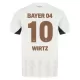 Bayer Leverkusen Florian Wirtz 10 Fodboldtrøje Herre Udebane 24/25