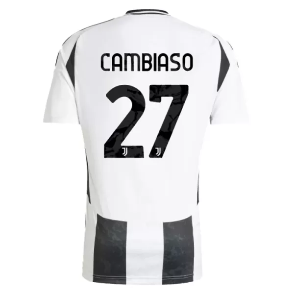 Juventus Cambiaso 27 Fodboldtrøje Herre Hjemmebane 24/25