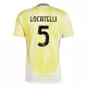 Juventus Locatelli 5 Fodboldtrøje Børn Udebane 24/25