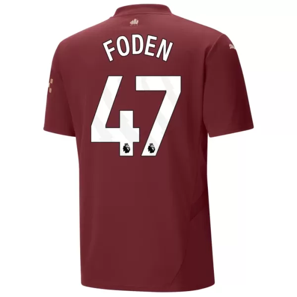 Manchester City Foden 47 Fodboldtrøje Børn Tredje 24/25