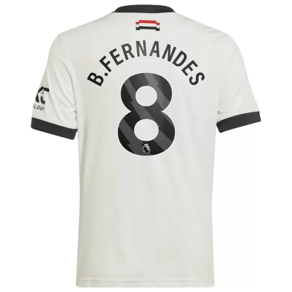 Manchester United Bruno Fernandes 8 Fodboldtrøje Herre Tredje 24/25