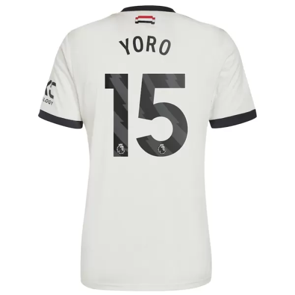 Manchester United Yoro 15 Fodboldtrøje Herre Tredje 24/25