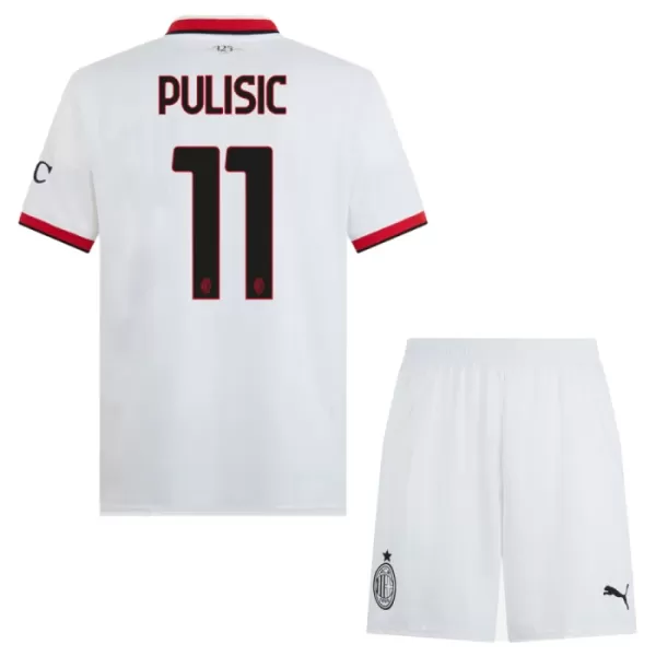 AC Milan Pulisic 11 Fodboldtrøje Børn Udebane 24/25