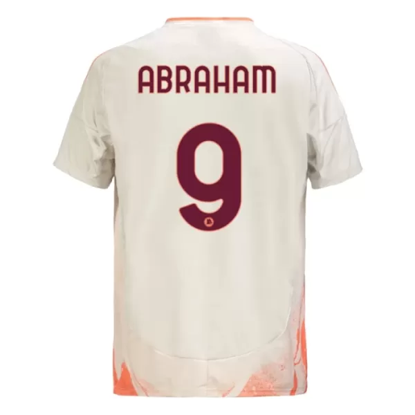 AS Roma Abraham 9 Fodboldtrøje Herre Udebane 24/25