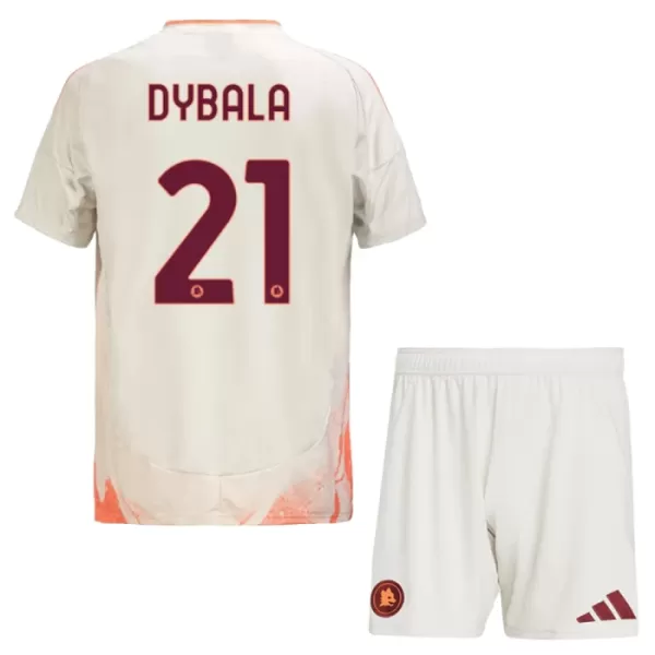 AS Roma Dybala 21 Fodboldtrøje Børn Udebane 24/25