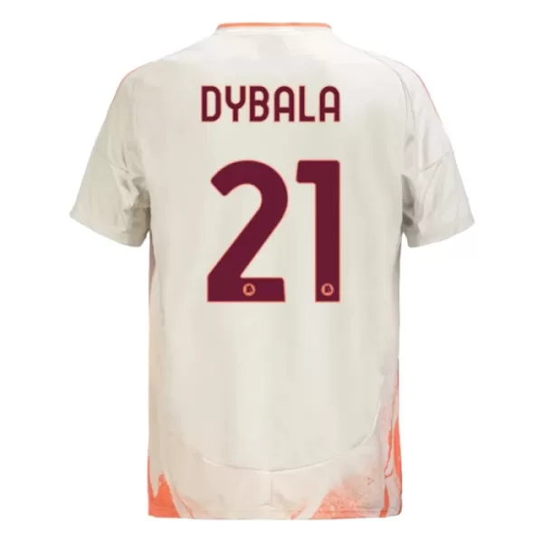 AS Roma Dybala 21 Fodboldtrøje Børn Udebane 24/25