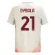 AS Roma Dybala 21 Fodboldtrøje Børn Udebane 24/25