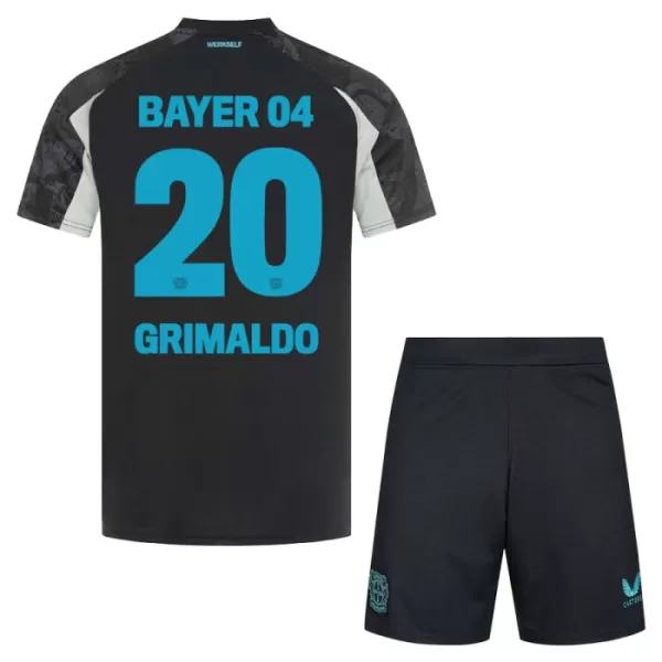 Bayer Leverkusen Alejandro Grimaldo 20 Fodboldtrøje Børn Tredje 24/25