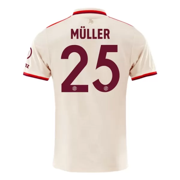 FC Bayern München Müller 25 Fodboldtrøje Herre Tredje 24/25