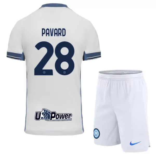 Inter Milan Pavard 28 Fodboldtrøje Børn Udebane 24/25