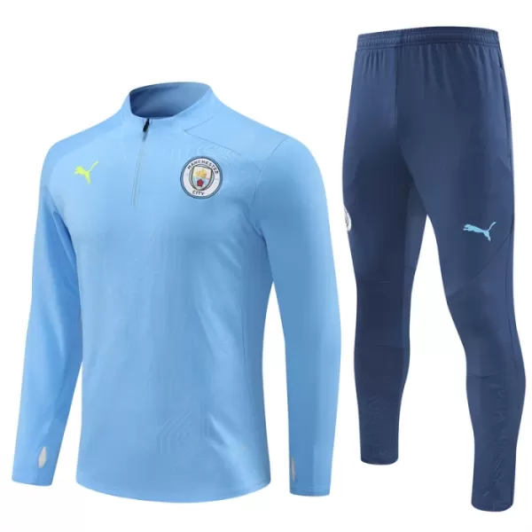 Manchester City Trænings sweatshirt sæt Herre 24/25 Blå