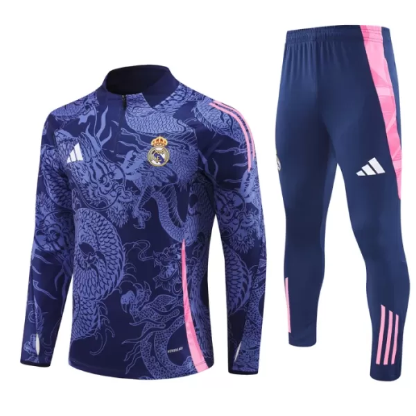 Real Madrid Dragon Trænings sweatshirt sæt Herre 24/25 Navy