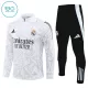 Real Madrid Trænings sweatshirt sæt Børn 24/25 Hvid