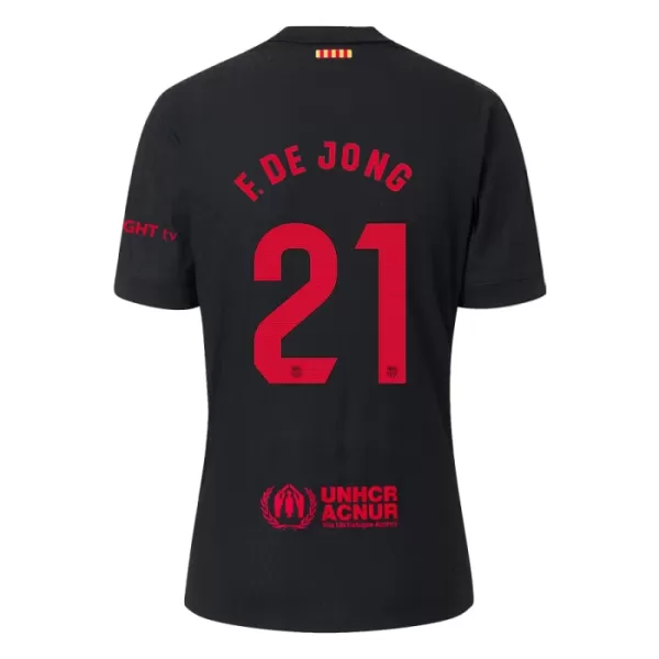 FC Barcelona Frenkie de Jong 21 Fodboldtrøje Herre Udebane 24/25