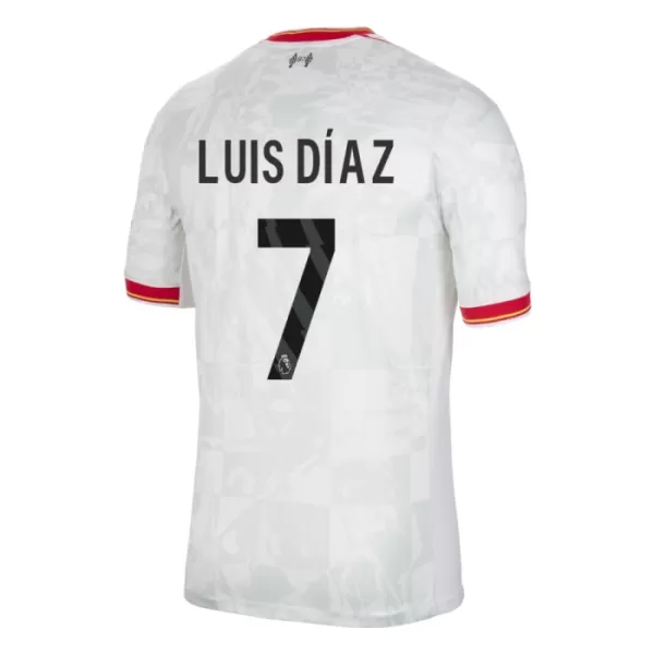 Liverpool Luis Díaz 7 Fodboldtrøje Herre Tredje 24/25