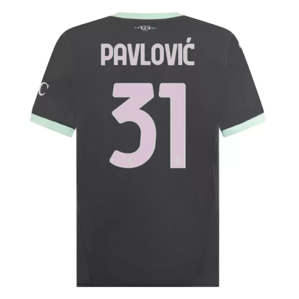 AC Milan Pavlovic 31 Fodboldtrøje Herre Tredje 24/25